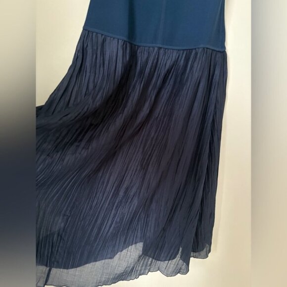 NEW Reformation Cyra Drop Waist Dress Midnight Navy Blue | US 2 UK 4 - Picture 15 of 15